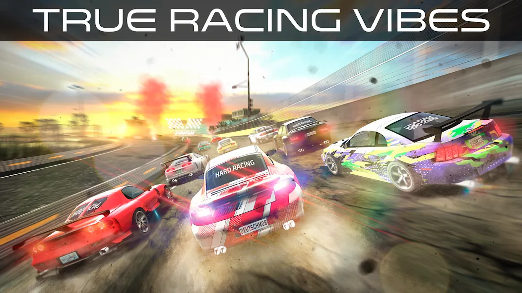 Взломанная Hard Racing — Real Drag Racing (Хард Рейсинг)  [МОД Unlimited Money] — последняя версия apk на Андроид screen 1