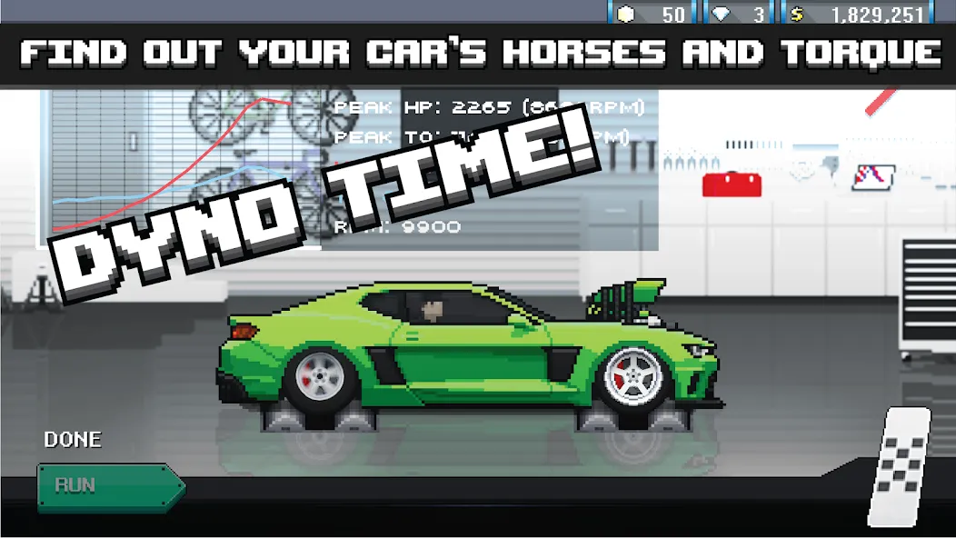 Взлом Pixel Car Racer (Пиксельный гоночный автомобиль)  [МОД Unlocked] — последняя версия apk на Андроид screen 3