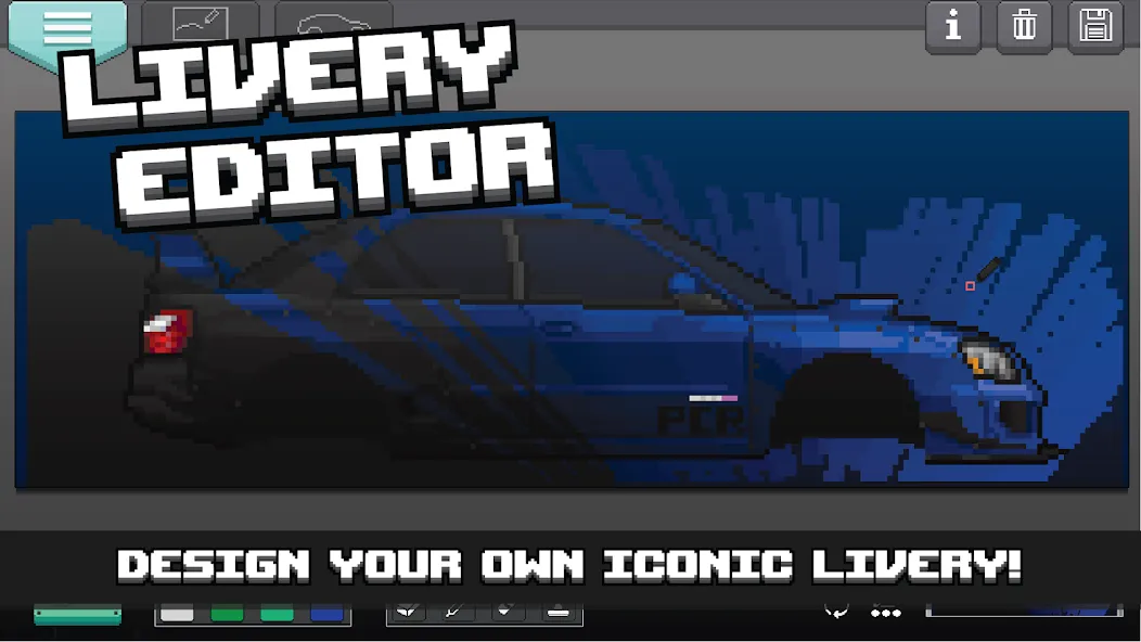 Взлом Pixel Car Racer (Пиксельный гоночный автомобиль)  [МОД Unlocked] — последняя версия apk на Андроид screen 5