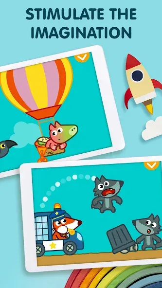 Скачать взлом Pango Kids: Fun Learning Games  [МОД Много денег] — полная версия apk на Андроид screen 4