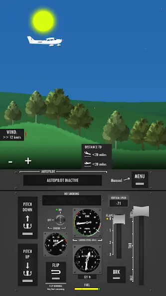 Скачать взломанную Flight Simulator 2d — sandbox  [МОД Menu] — стабильная версия apk на Андроид screen 2