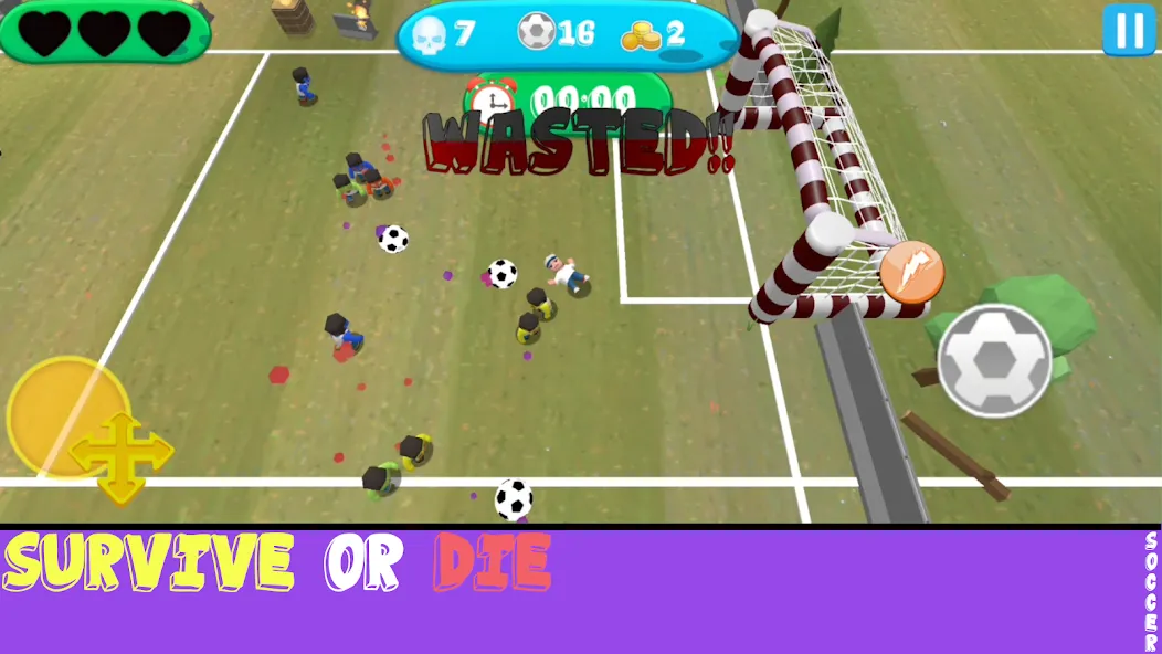 Взломанная Soccer Apocalypse Survival (Соккер Апокалипсис Сурвивал)  [МОД Unlocked] — последняя версия apk на Андроид screen 2