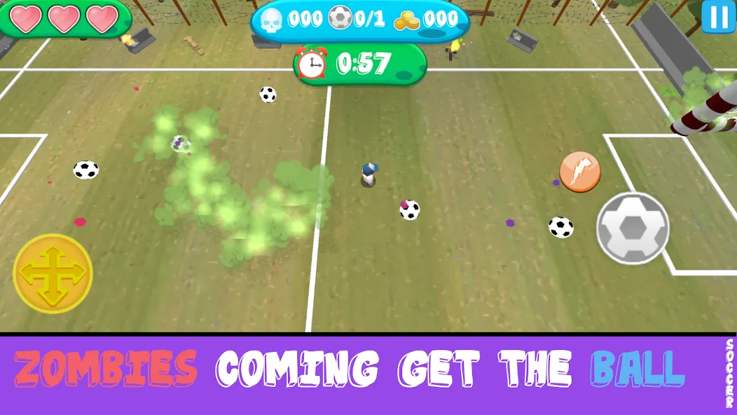 Взломанная Soccer Apocalypse Survival (Соккер Апокалипсис Сурвивал)  [МОД Unlocked] — последняя версия apk на Андроид screen 3