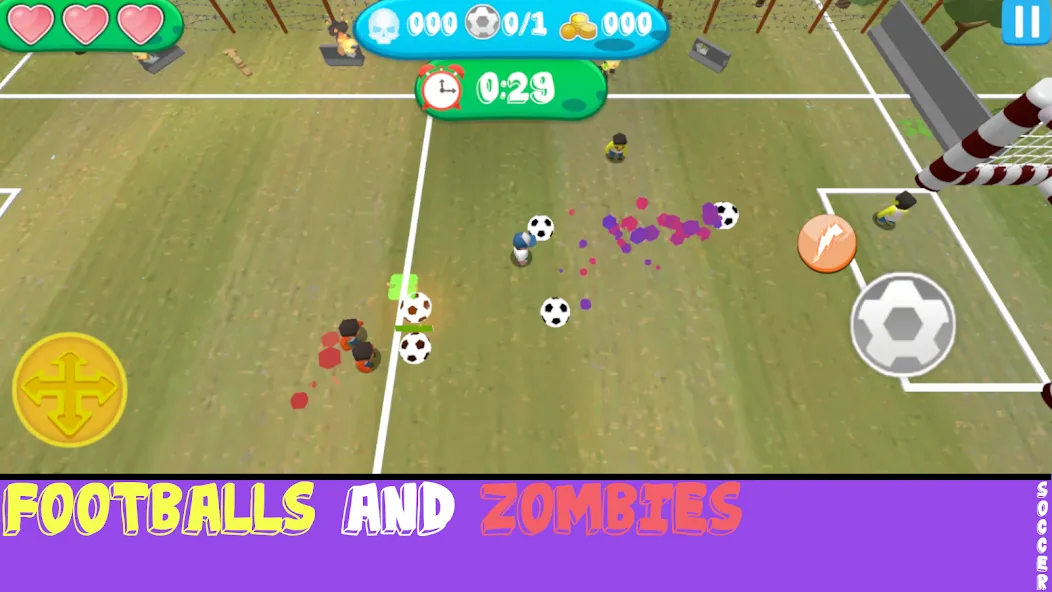 Взломанная Soccer Apocalypse Survival (Соккер Апокалипсис Сурвивал)  [МОД Unlocked] — последняя версия apk на Андроид screen 4