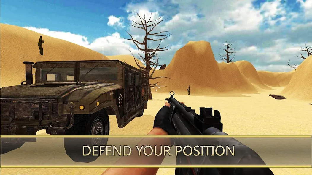 Скачать взломанную Desert Hawks: Soldier War Game  [МОД Menu] — полная версия apk на Андроид screen 3