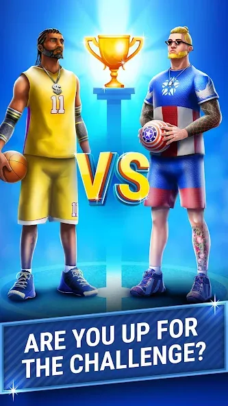 Скачать взломанную 3pt Contest: Basketball Games  [МОД Много монет] — последняя версия apk на Андроид screen 1