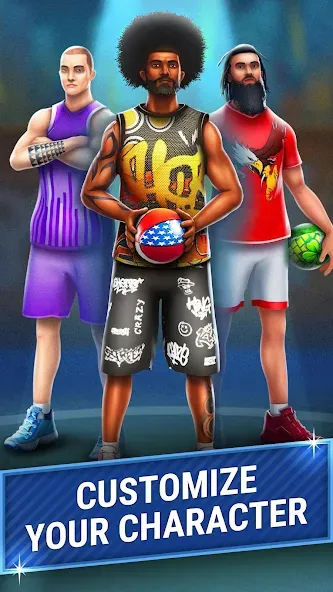 Скачать взломанную 3pt Contest: Basketball Games  [МОД Много монет] — последняя версия apk на Андроид screen 3