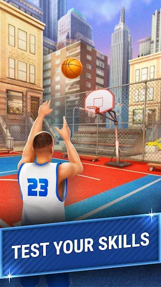 Скачать взломанную 3pt Contest: Basketball Games  [МОД Много монет] — последняя версия apk на Андроид screen 4