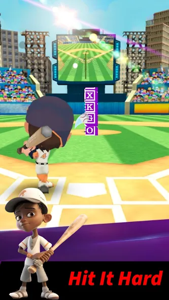 Скачать взломанную Baseball Letter Strike Homerun  [МОД Unlocked] — последняя версия apk на Андроид screen 2