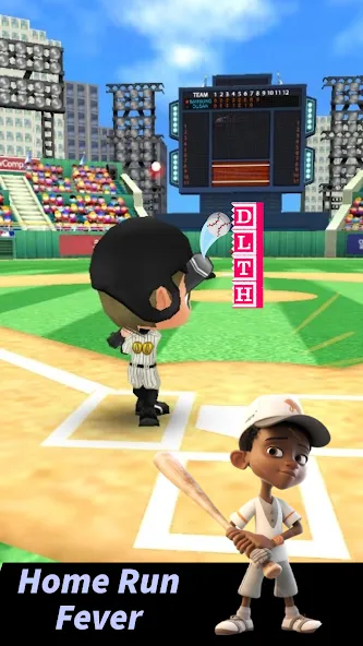 Скачать взломанную Baseball Letter Strike Homerun  [МОД Unlocked] — последняя версия apk на Андроид screen 3