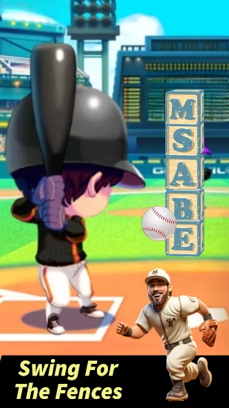 Скачать взломанную Baseball Letter Strike Homerun  [МОД Unlocked] — последняя версия apk на Андроид screen 5