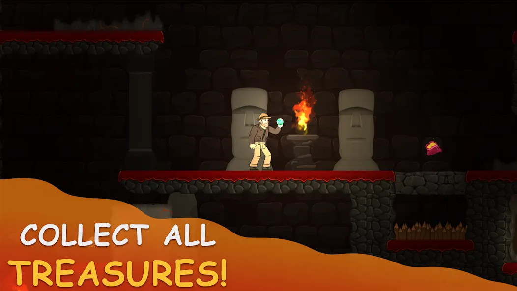 Взлом Volcano Escape (Вулканическое бегство)  [МОД Unlocked] — полная версия apk на Андроид screen 1