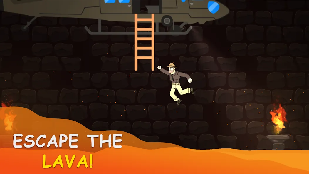 Взлом Volcano Escape (Вулканическое бегство)  [МОД Unlocked] — полная версия apk на Андроид screen 2