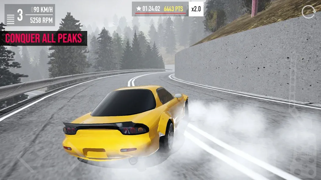 Взломанная The Touge (Зе Тоуге)  [МОД Mega Pack] — полная версия apk на Андроид screen 2