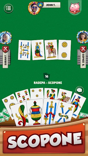 Скачать взломанную Scopa — Italian Card Game (Скопа)  [МОД Все открыто] — полная версия apk на Андроид screen 4