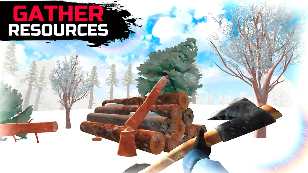 Взломанная WinterCraft: Survival Forest (ВинтерКрафт)  [МОД Много денег] — стабильная версия apk на Андроид screen 4