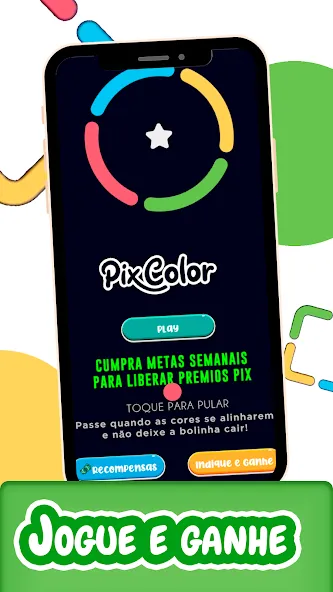 Взломанная Pix Color — Jogue e Ganhe (Пикс Колор)  [МОД Много монет] — стабильная версия apk на Андроид screen 1