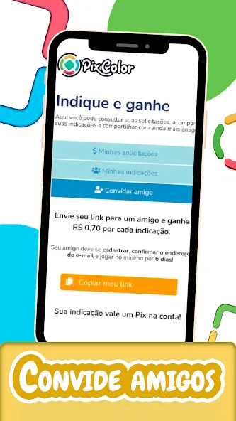 Взломанная Pix Color — Jogue e Ganhe (Пикс Колор)  [МОД Много монет] — стабильная версия apk на Андроид screen 4