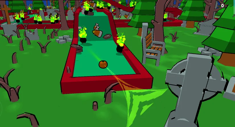 Скачать взломанную MiniGolf Madness: Halloween (МиниГольф безумие)  [МОД Все открыто] — последняя версия apk на Андроид screen 5