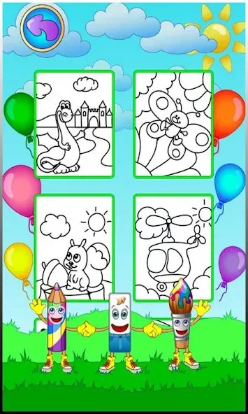 Скачать взломанную Coloring pages  [МОД Бесконечные монеты] — полная версия apk на Андроид screen 2