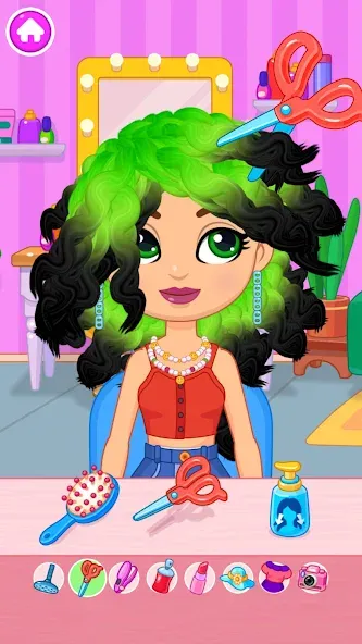 Скачать взлом Hair salon  [МОД Бесконечные монеты] — полная версия apk на Андроид screen 1