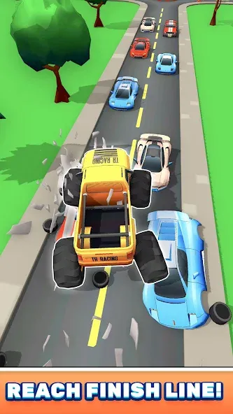 Взлом Monster Truck Rampage (Монстр Трак Рэмпейдж)  [МОД Menu] — последняя версия apk на Андроид screen 1