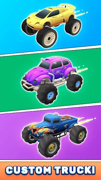 Взлом Monster Truck Rampage (Монстр Трак Рэмпейдж)  [МОД Menu] — последняя версия apk на Андроид screen 4