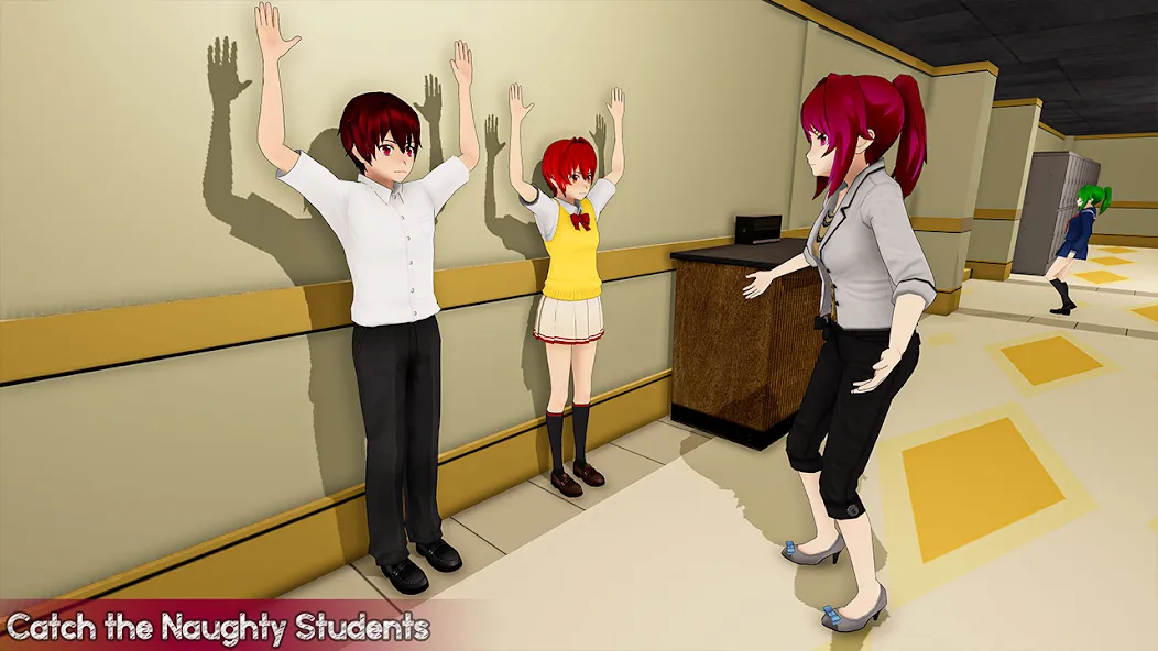 Скачать взлом Anime Girl School Teacher 3D  [МОД Menu] — последняя версия apk на Андроид screen 3