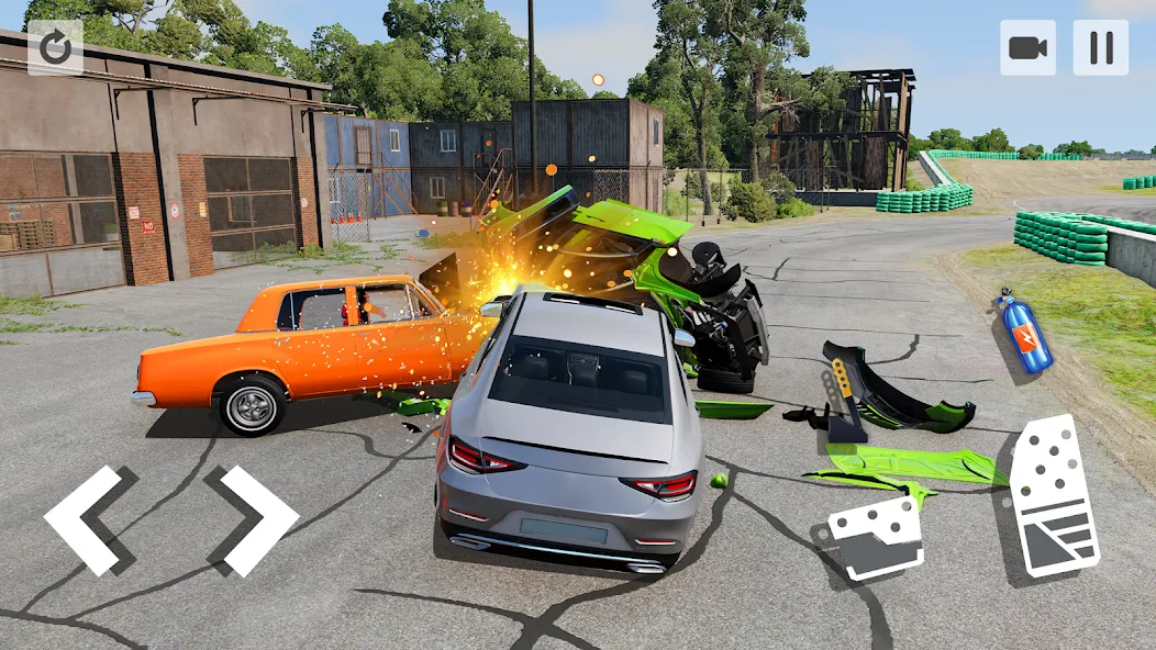 Взломанная Car Crash Game (Кар Краш Гейм)  [МОД Меню] — полная версия apk на Андроид screen 2