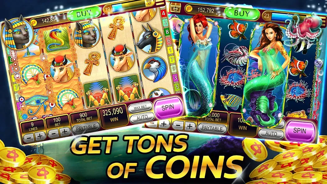 Скачать взлом Vegas Casino — Slot Machines (Вегас Казино)  [МОД Много монет] — стабильная версия apk на Андроид screen 4