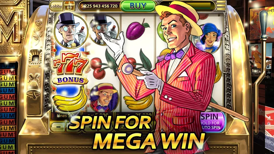 Скачать взлом Vegas Casino — Slot Machines (Вегас Казино)  [МОД Много монет] — стабильная версия apk на Андроид screen 5