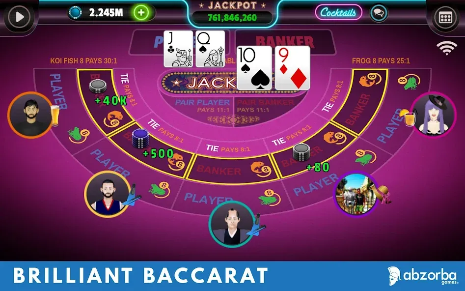 Взломанная Baccarat (Баккара)  [МОД Бесконечные деньги] — последняя версия apk на Андроид screen 1