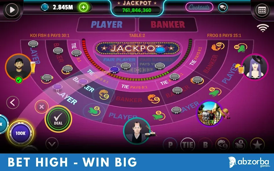 Взломанная Baccarat (Баккара)  [МОД Бесконечные деньги] — последняя версия apk на Андроид screen 2