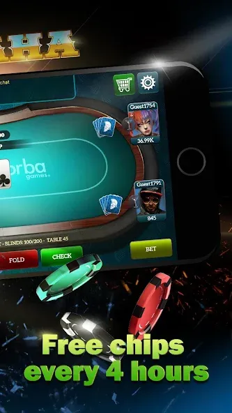 Взломанная Live Poker Tables–Texas holdem  [МОД Mega Pack] — последняя версия apk на Андроид screen 4