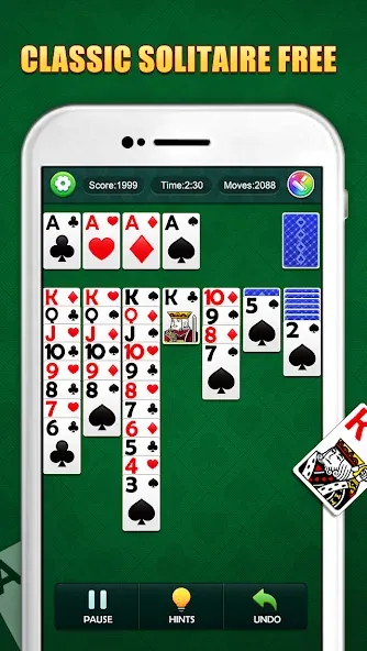 Взлом Solitaire Puzzle : Card Jigsaw (Солитер головоломка)  [МОД Mega Pack] — последняя версия apk на Андроид screen 1