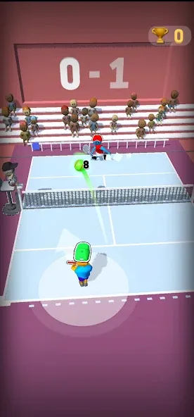 Скачать взломанную Deuce Hit! (Tennis)  [МОД Menu] — стабильная версия apk на Андроид screen 1