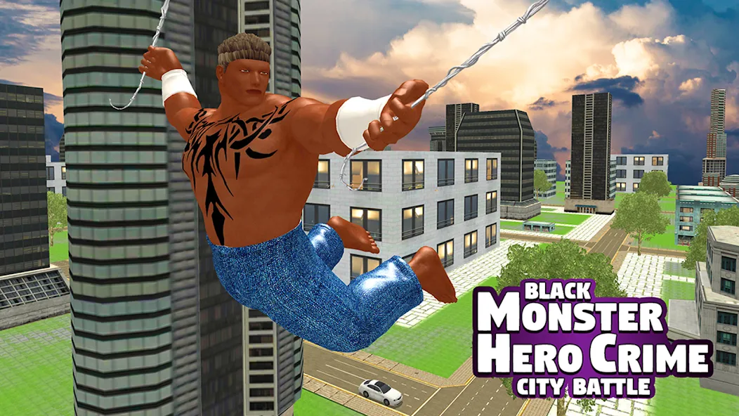 Скачать взлом Black Monster Hero City Battle  [МОД Бесконечные монеты] — полная версия apk на Андроид screen 4