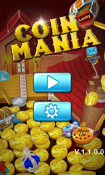 Скачать взломанную AE Coin Mania : Arcade Fun (Эй Это Мания Монет)  [МОД Menu] — полная версия apk на Андроид screen 1