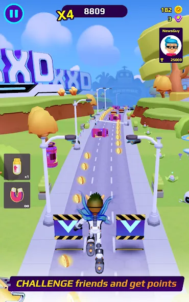 Скачать взломанную PKXD Runner (ПКХД Раннер)  [МОД Меню] — стабильная версия apk на Андроид screen 2