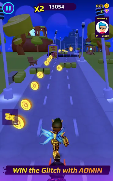 Скачать взломанную PKXD Runner (ПКХД Раннер)  [МОД Меню] — стабильная версия apk на Андроид screen 3