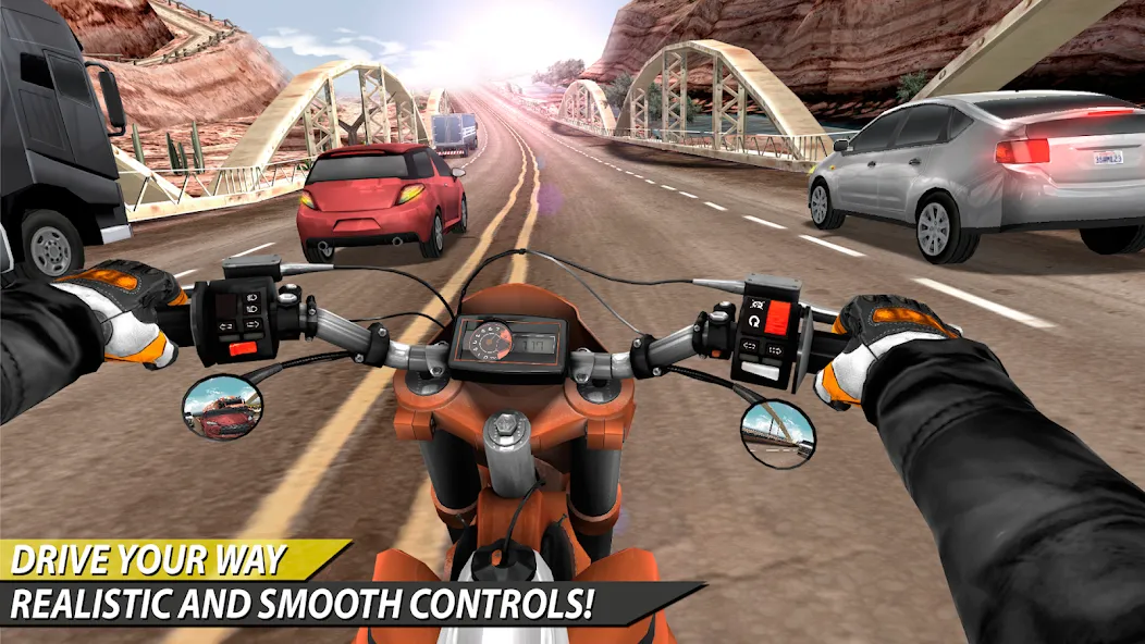 Взлом Moto Rider In Traffic (Мото Райдер в Трафике)  [МОД Много денег] — полная версия apk на Андроид screen 3