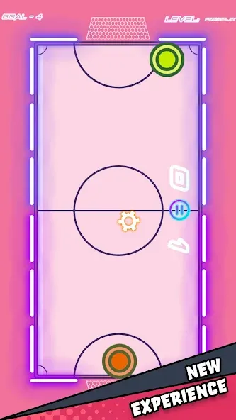 Взломанная Air Hockey Glow HD Ultimate 2D (Эйр)  [МОД Много денег] — полная версия apk на Андроид screen 2