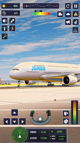 Скачать взломанную Airplane Game Flight Simulator  [МОД Много денег] — последняя версия apk на Андроид screen 4