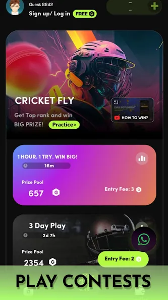 Взломанная Cricket Fly x Gamifly (Крикет Флай)  [МОД Unlocked] — последняя версия apk на Андроид screen 5