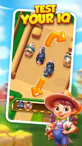 Скачать взлом Farm Fun — Animal Parking Game (Фарм Фан)  [МОД Unlimited Money] — последняя версия apk на Андроид screen 5