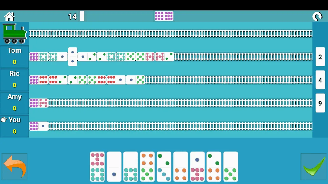 Скачать взломанную Train Dominoes (Трейн Доминос)  [МОД Много денег] — последняя версия apk на Андроид screen 3