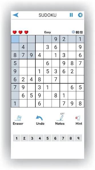 Взломанная Sudoku Offline: Hard Puzzles (Судоку Оффлайн)  [МОД Menu] — стабильная версия apk на Андроид screen 1