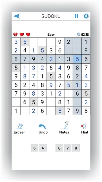 Взломанная Sudoku Offline: Hard Puzzles (Судоку Оффлайн)  [МОД Menu] — стабильная версия apk на Андроид screen 2