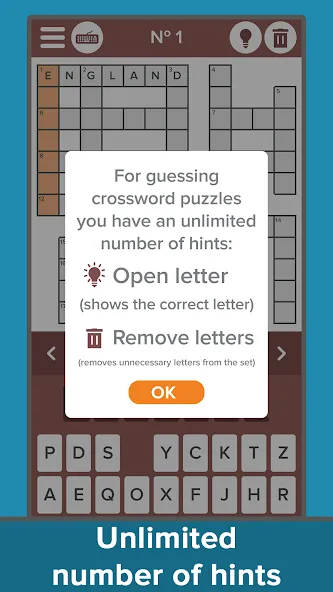 Скачать взлом Crossword: Grand collection  [МОД Menu] — полная версия apk на Андроид screen 5