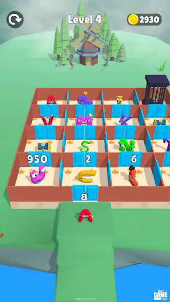 Взломанная Alphabet Battle: Room Maze (Алфавит батл)  [МОД Много денег] — полная версия apk на Андроид screen 2